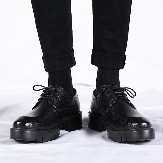 Scarpe casual Buisness Man con rialzo interno di 10 cm
