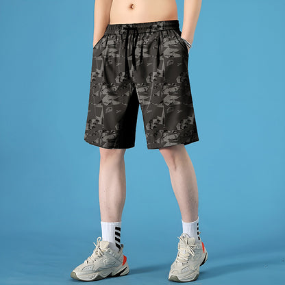Pantaloncini Uomo Quick-Dry da Mare – Shorts Estivi Soakable in Poliestere