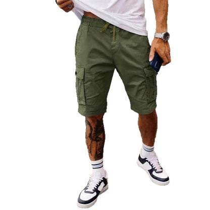 Shorts Uomo Workwear Estivi – Pantaloncini Dritti Casual Americani