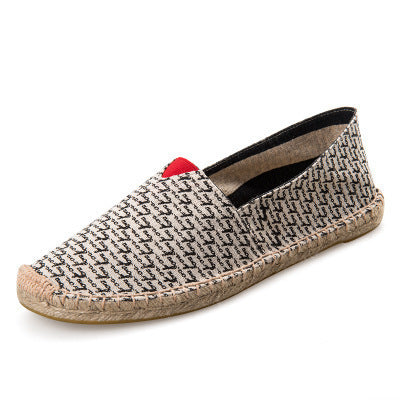 🥿 Scarpe Estive Slip-on da Uomo – Stile Casual in Tela con Suola in Corda 🥿