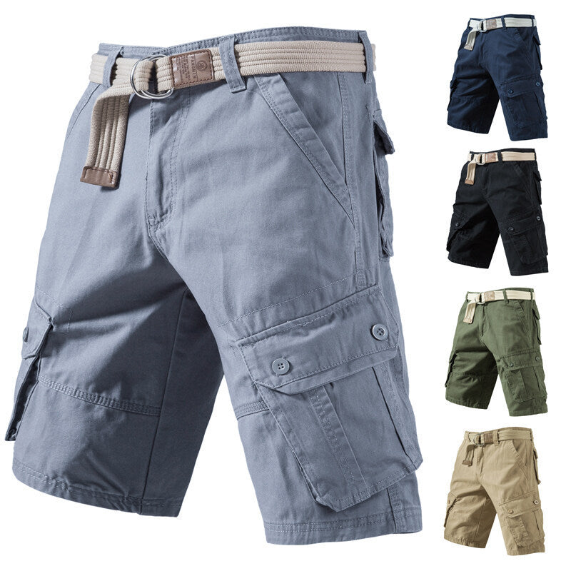 ✅ Pantaloncini Uomo Cargo Estivi – Shorts Larghi con Tasche, Casual e alla Moda