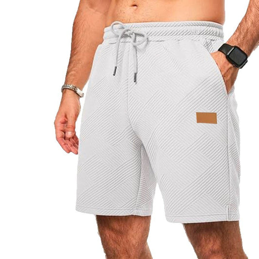 Shorts casual con elastico in vita e coulisse