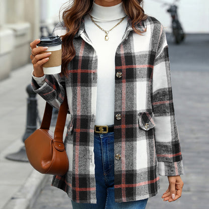 Thickening Cardigan Outerwear Top Women