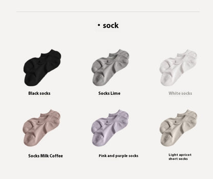 Protein Cool Feeling Tube Socks Thin And Soft Comfortable Socks For Women