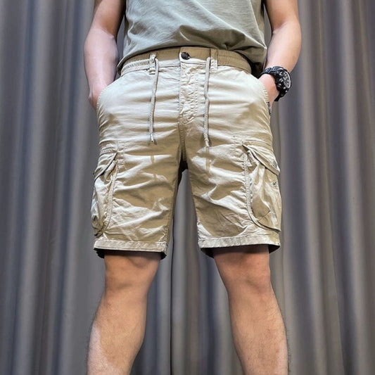 Pantaloni Uomo Larghi a Gamba Dritta – Multi-Tasche Casual Stile Overall