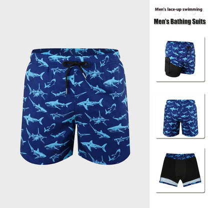 Costume da bagno da uomo a doppio strato