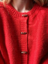 Cardigan Tinta Unita Spalle Scoperte Manica Lunga Loose