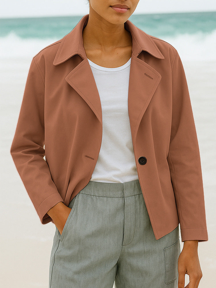 Jacket Coat Women's Solid Color Short Small Suit
