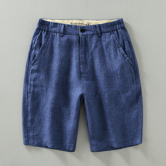 Shorts da uomo in lino disponibili in taglie forti. Perfetti per estate, spiaggia e tempo libero casual.