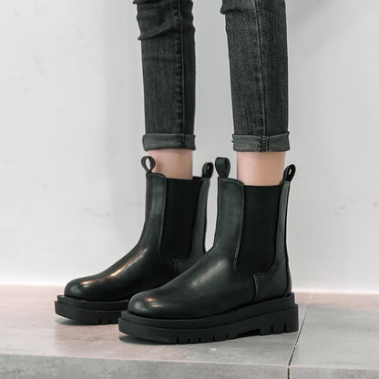 Spring Women's Platform Ankle Boots