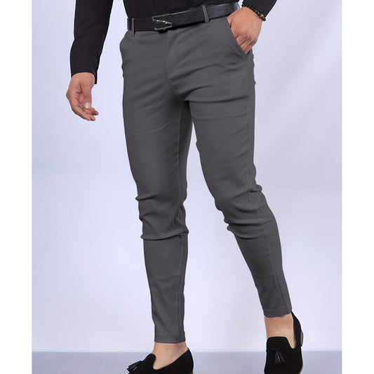👖 Pantaloni Uomo Eleganti Tinta Unita Tasche Finte Casual