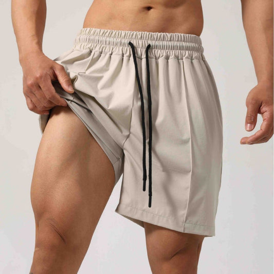 Shorts Uomo in Ice Silk – Casual Sportivi, Straight 4 Colorazioni Taglie M–XXXL