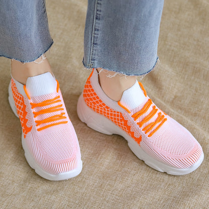 Casual Multicolor Breathable Sneaker Female Student