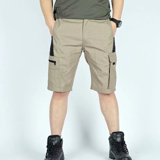 Pantaloncini Camouflage Unisex – Shorts Multifunzione con Vita Elastica, Estivi e Comodi