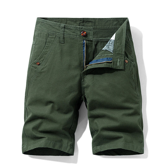 Pantaloni Uomo in Cotone – Casual Overalls dritti basic