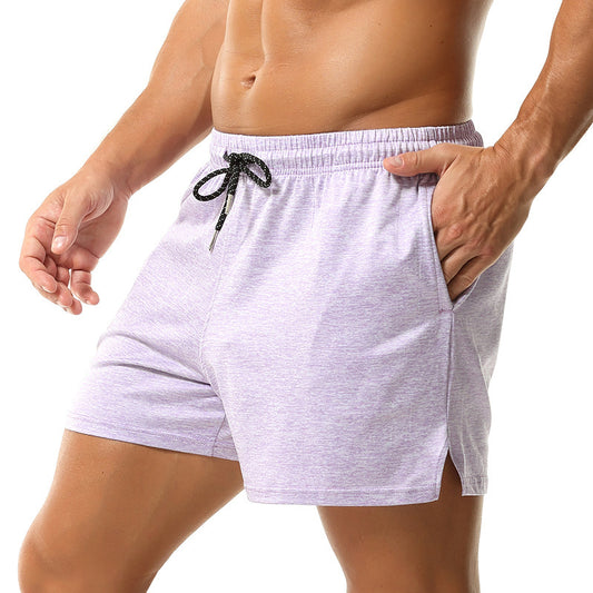 Shorts casual da uomocon tasche per yoga e fitness