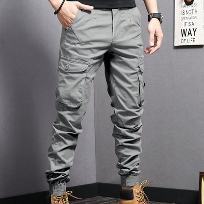 New Summer Casual Drawstring Workwear Pants Men