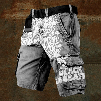 Pantaloncini Uomo con Stampa 3D Digitale – Shorts Estivi in Poliestere con Zip, Moda Streetwear