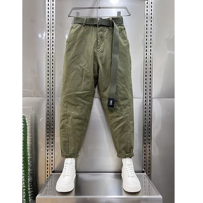 Trendy Skinny Cropped Harem Pants Men's