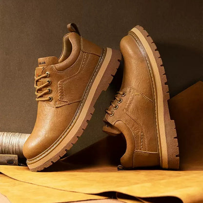 Scarpe casual vintage in pelle Pu primavera e autunno