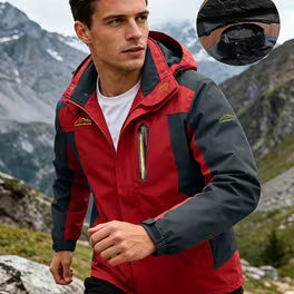 🏃‍♂️ Giacca Trekking Uomo Impermeabile Antivento Invernale con Cappuccio 🌬️