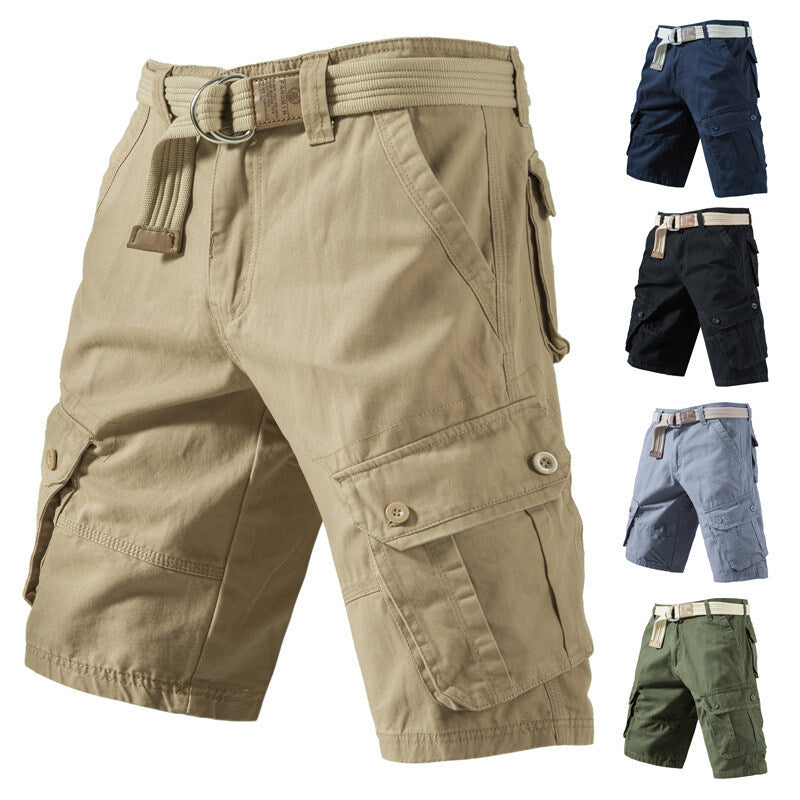 ✅ Pantaloncini Uomo Cargo Estivi – Shorts Larghi con Tasche, Casual e alla Moda