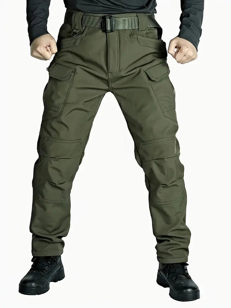 💪❄️Pantaloni Softshell Uomo Inverno Impermeabili Trekking Militari ✅SPED.GRATIS