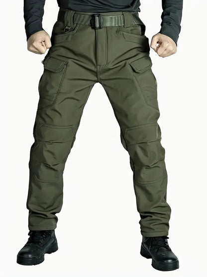 💪❄️Pantaloni Softshell Uomo Inverno Impermeabili Trekking Militari ✅SPED.GRATIS