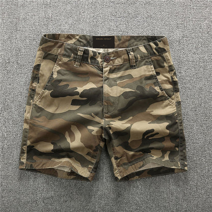 Pantaloncini Uomo Estivi Camouflage – Shorts Casual in Cotone, Comfort e Stile