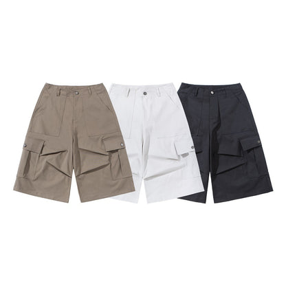 Shorts da uomo in stile giapponese, larghi e casual