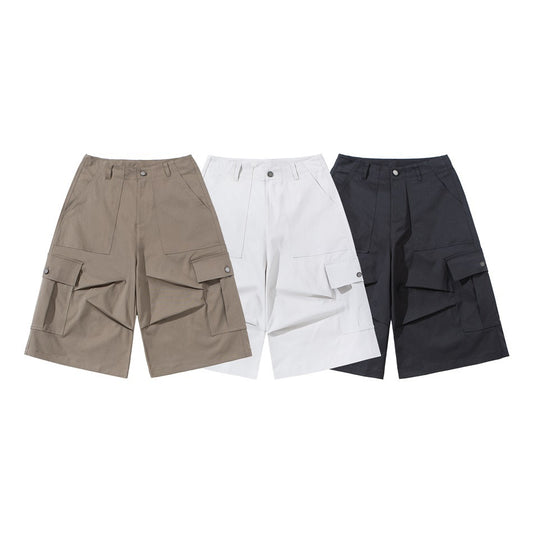 Shorts da uomo in stile giapponese, larghi e casual