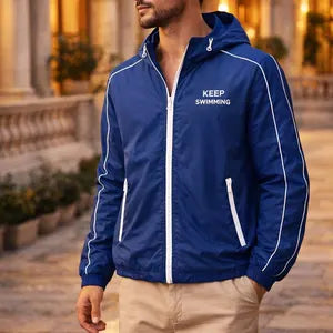 🧥 Giacca Keep Swimming Con Cappuccio Sportiva + Zip 💨