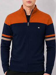 ✨ Cardigan Uomo Invernale Cotone con Zip Patchwork Casual Autunno Inverno