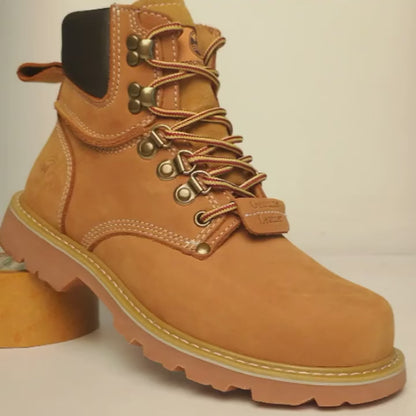 🥾 Scarpe Trekking Uomo KOWM Vera Pelle Impermeabili Outdoor Tactical