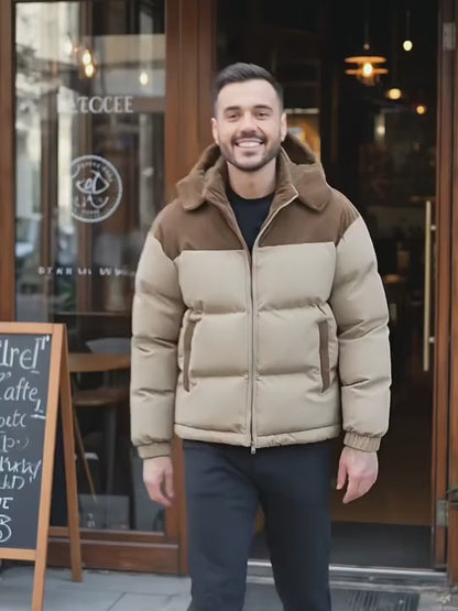 🧥Giacca uomo in cotone foderata pile calda invernale casual elegante moda