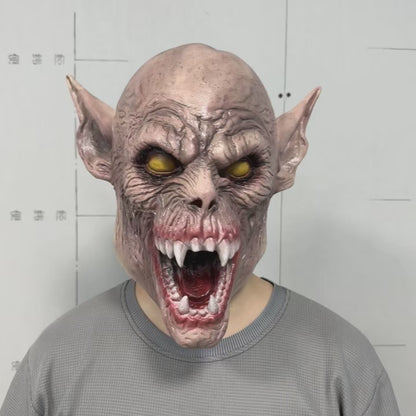 👹 Maschera Demone Ghoul Vampiro in Lattice – Halloween & Cosplay