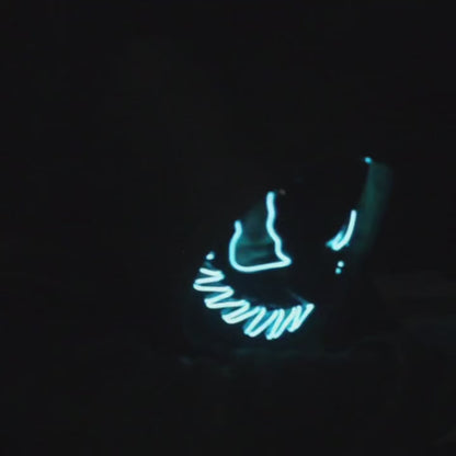 Horror Halloween GlowMasks Led luminoso Scream Venom Mask