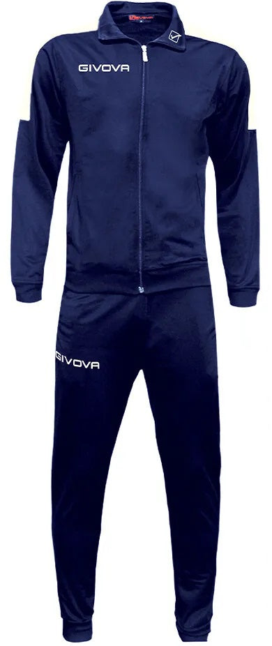 TUTA GIVOVA REVOLUTION TRAINING PERÙ SPORT RELAX-TR033 col.blu/bianco