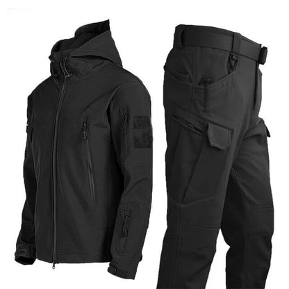 ❄️ Completo Tattico Uomo SoftShell Invernale Militare Antivento Impermeabile