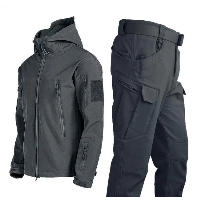 ❄️ Completo Tattico Uomo SoftShell Invernale Militare Antivento Impermeabile