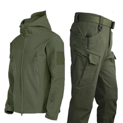 ❄️ Completo Tattico Uomo SoftShell Invernale Militare Antivento Impermeabile