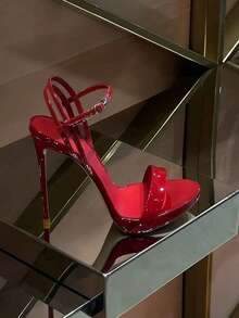 👠 SANDALI SEXY TACCO ALTO DONNA SCARPE DA SERA CERIMONIA ELEGANTI PUNTA APERTA