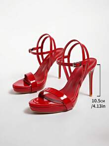 👠 SANDALI SEXY TACCO ALTO DONNA SCARPE DA SERA CERIMONIA ELEGANTI PUNTA APERTA