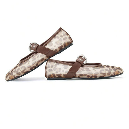 👡 Scarpe donna flat traspiranti con cinturino, comode e leggere
